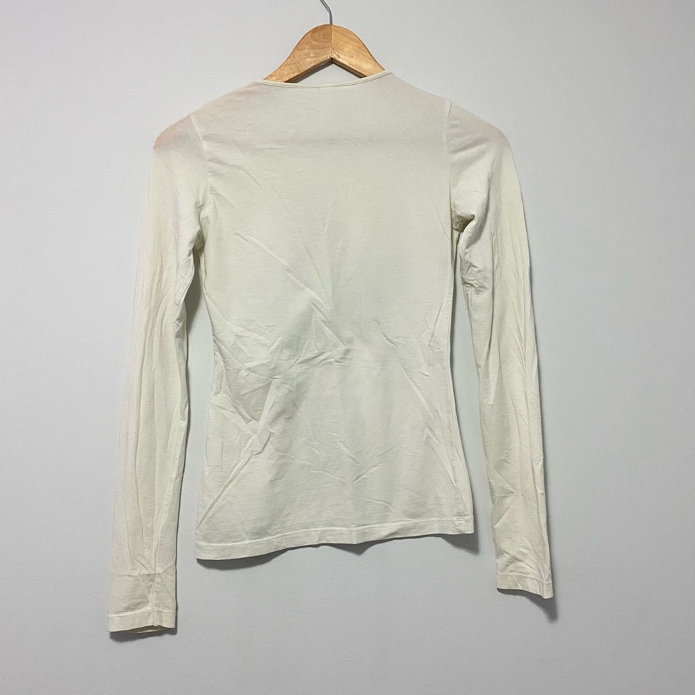 Fly London Women's Cream Long Sleeve Graphic Tee - Picture 2 of 6